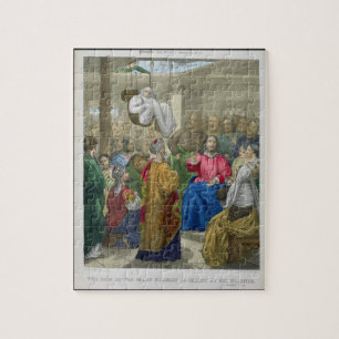 De zieke van de Palsy die naar Christus werd gebra Legpuzzel