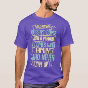 De ziekte van Alzheimer komt niet met een manuele T-shirt