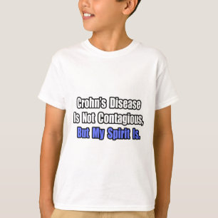 De ziekte van Crohn is niet besmettelijk. T-shirt