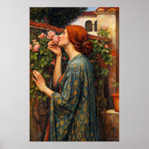 De Ziel van de Roos door John William Waterhouse Poster