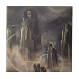 De zielen van de berg (door Remedios Varo) Tegeltje