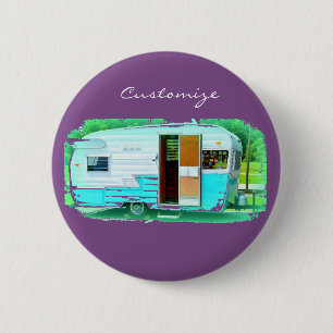De zigeunercasa Thunder_Cove van de caravan Ronde Button 5,7 Cm