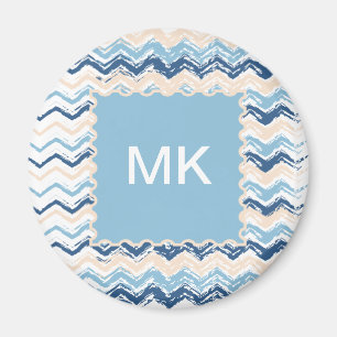 De Zigzag van het Gekrabbel van de kust Magneet