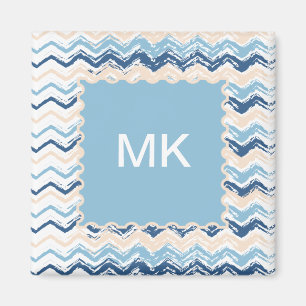 De Zigzag van het Gekrabbel van de kust Magneet