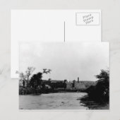 De zijderoute van 1900 maakt de foto van het Brief Briefkaart (Voorkant / Achterkant)