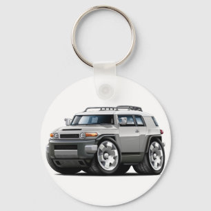 De Zilveren Auto van de Kruiser van FJ Sleutelhanger