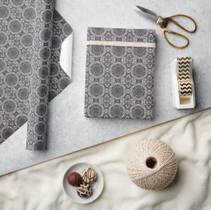 De Zilveren Fractale Tuin Cadeaupapier