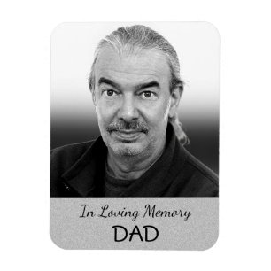 De zilveren Magneet van Memoriam van de Foto voor