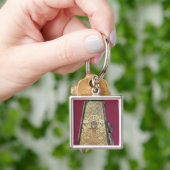 De zilverzijde sleutelhanger (Hand)