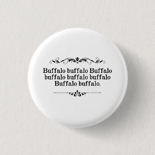 De Zin van de Buffels van buffels Ronde Button 3,2 Cm