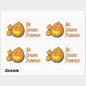 De Zingende Pompoen stickers (Vel)
