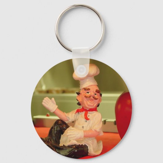 De zittende Chef Sleutelhanger (Voorkant)