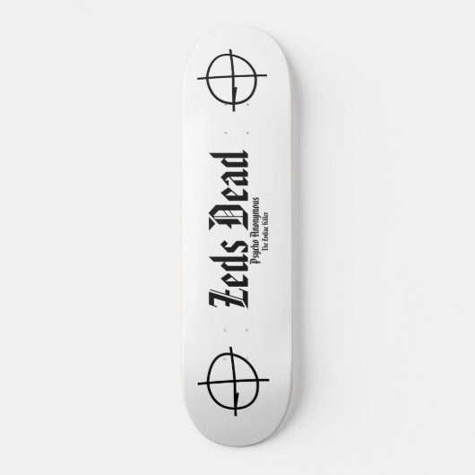 De Zodiac Killer Zeds Dead-PsychoAnon Skateboard (Voorkant)
