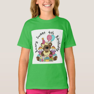 De Zoete 4de Verjaardag van Beary T-shirt