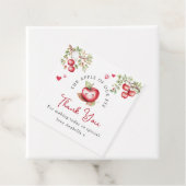 De zoete appel van ons Baby shower Bedankjes Labels (In situ)