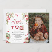 De zoete appel van ons oog | Foto 2e verjaardag Kaart (Voorkant)