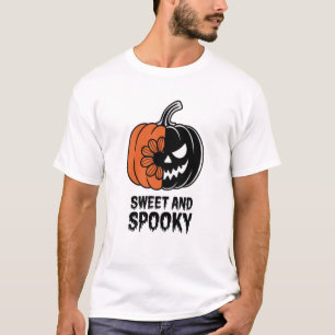 De zoete en spookachtige kant t-shirt