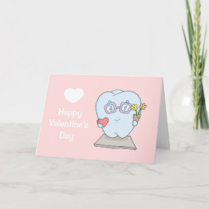 De zoete Kaart van de Valentijnsdag van de Tand