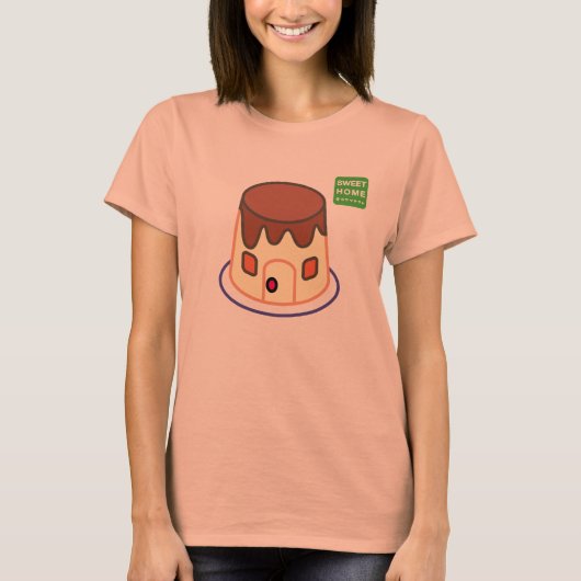 De ZOETE Pudding van het HUIS T-shirt (Voorkant)