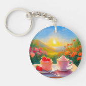 De zoetste namiddag van de dag Acryl Sleutelhanger (Voorkant)