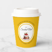 De zoetste Noel Christmas Paper Cups | Modern Papieren Bekers (Achterkant)