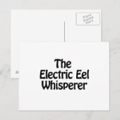 de zogenaamde elektrische palingfluister briefkaart (Voorkant / Achterkant)