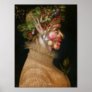 De zomer, Arcimboldo Poster