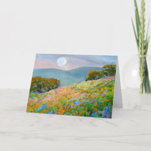 de zomer avond kaart