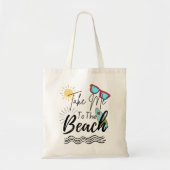 De zomer brengt me naar de strand tote bag (Voorkant)