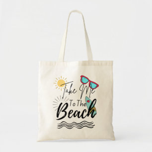 De zomer brengt me naar de strand tote bag