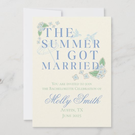 De zomer dat ik getrouwd werd - Bruidsroute Kaart (Voorkant)