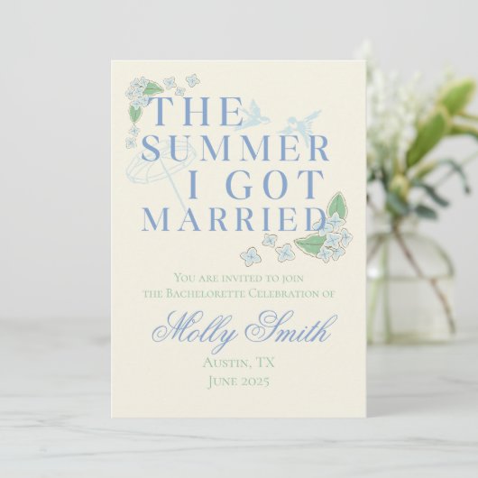 De zomer dat ik getrouwd werd - Bruidsroute Kaart (Staand voorkant)