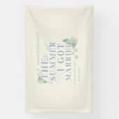 De zomer dat ik trouwde - Coastal Bachelorette Spandoek (Verticaal)