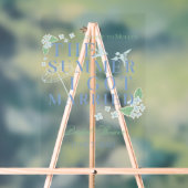 De zomer dat ik trouwde - Coastal Bridal Acryl Bord (Neutraal)