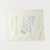 De zomer dat ik trouwde - Coastal Bridal Wandkleed (Voorkant (horizontaal))