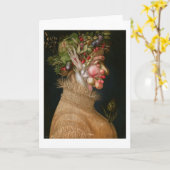 De zomer, Giuseppe Arcimboldo, 1573 Kaart (Gele Bloem)