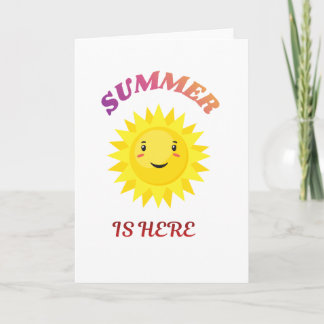 De zomer is hier kaart