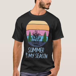 De zomer is mijn seizoen Zomer Vakantie Reizen Cam T-shirt