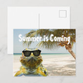 De zomer komt eraan briefkaart (Voorkant / Achterkant)