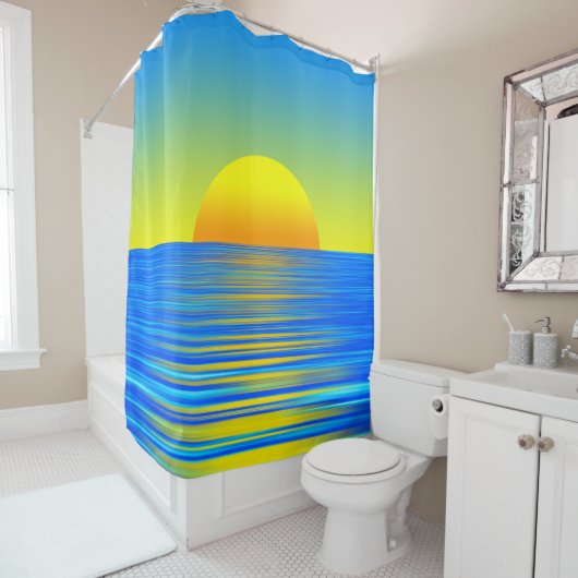 De zomer komt eraan douchegordijn (In situ)