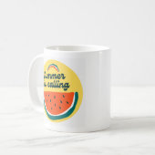De zomer roept koffiemok (Voorkant links)