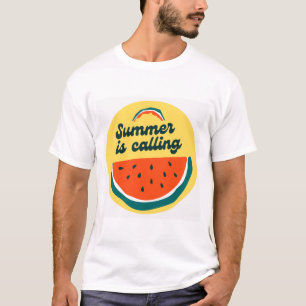 De zomer roept t-shirt