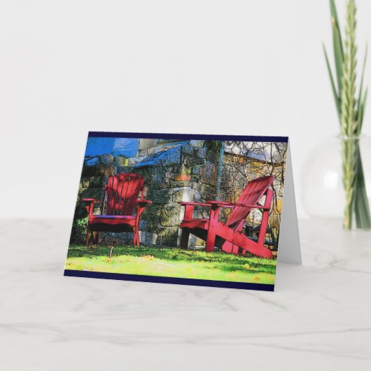 De Zomer van Adirondack Kaart (Voorkant)