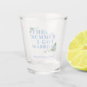 De zomer waarin ik trouwde - Coastal Bachelorette Shot Glas (Voorkant)