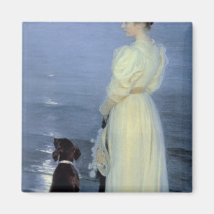 De zomeravond in Skagen Magneet