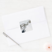 De zomerdooi vierkante sticker (Envelop)