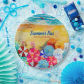 De zomerknollen op het zand Bord (Feest)