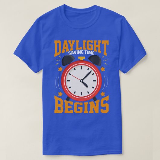 De zomertijd begint bij de zomertijd t-shirt (Design voorkant)