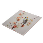 De zomervogel tegeltje (Zijkant)