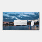 De zon begint bij de walvis bureaumat (Keyboard & Muis)